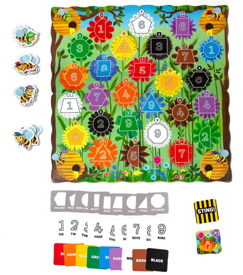 Bouncy Bees Shaped Game