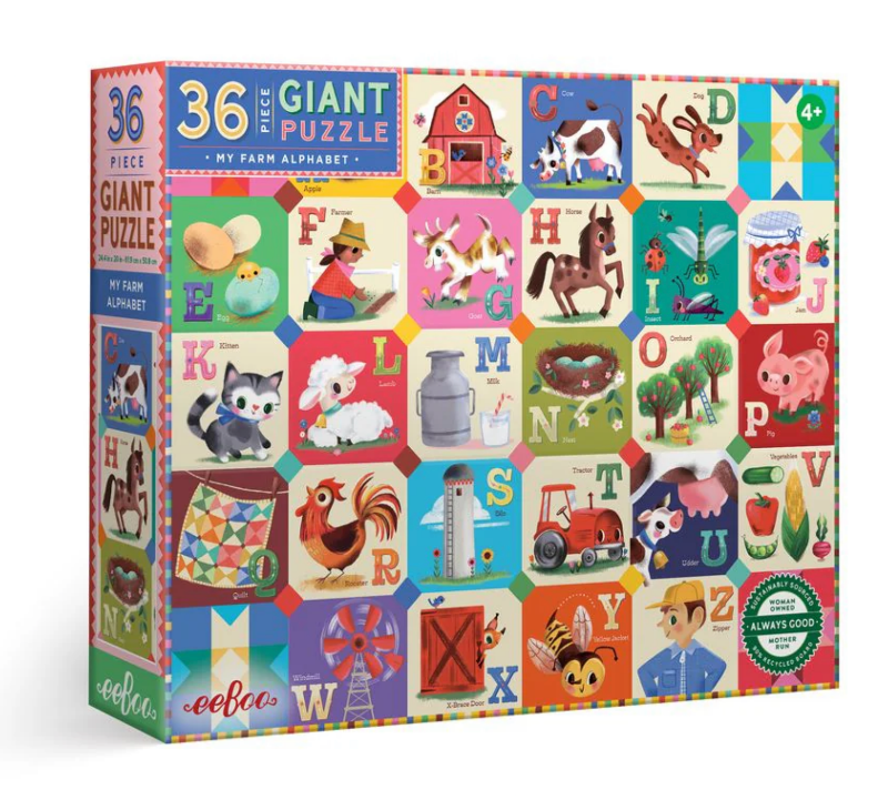 My Farm Alphabet 36 Pc Giant Puzzle