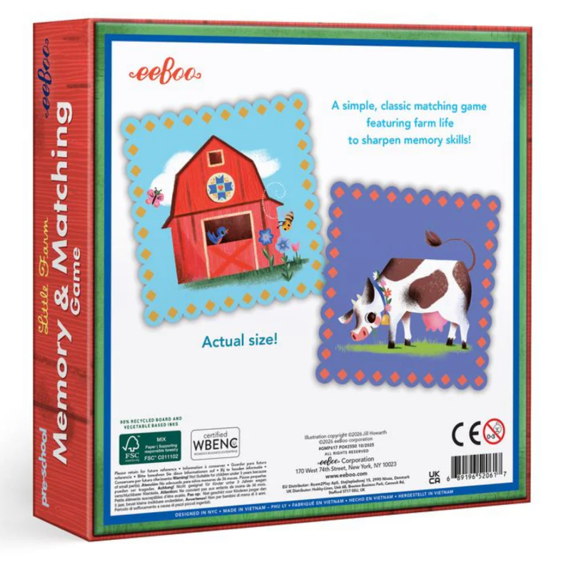Pre-School Little Farm Matching Game