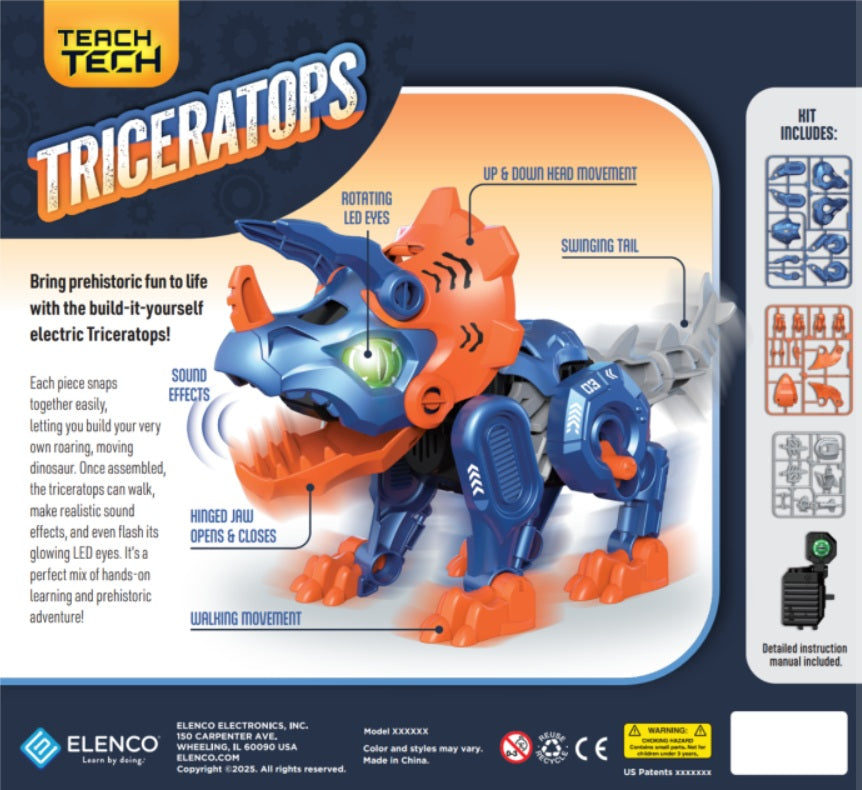 Triceratops Robot Kit