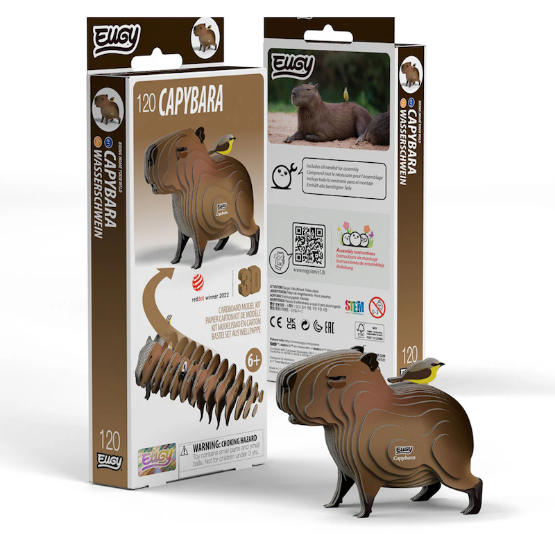 Capybara 3D Puzzle