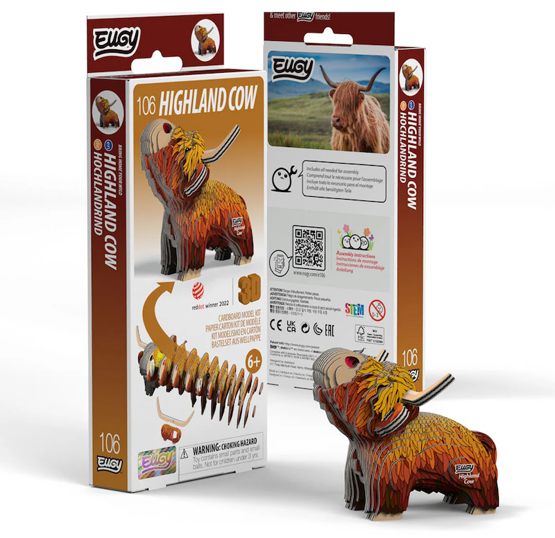 Highland Cow 3D Puzzle