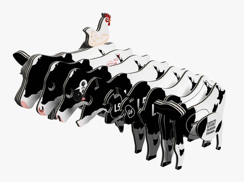 Holstein Cow 3D Puzzle