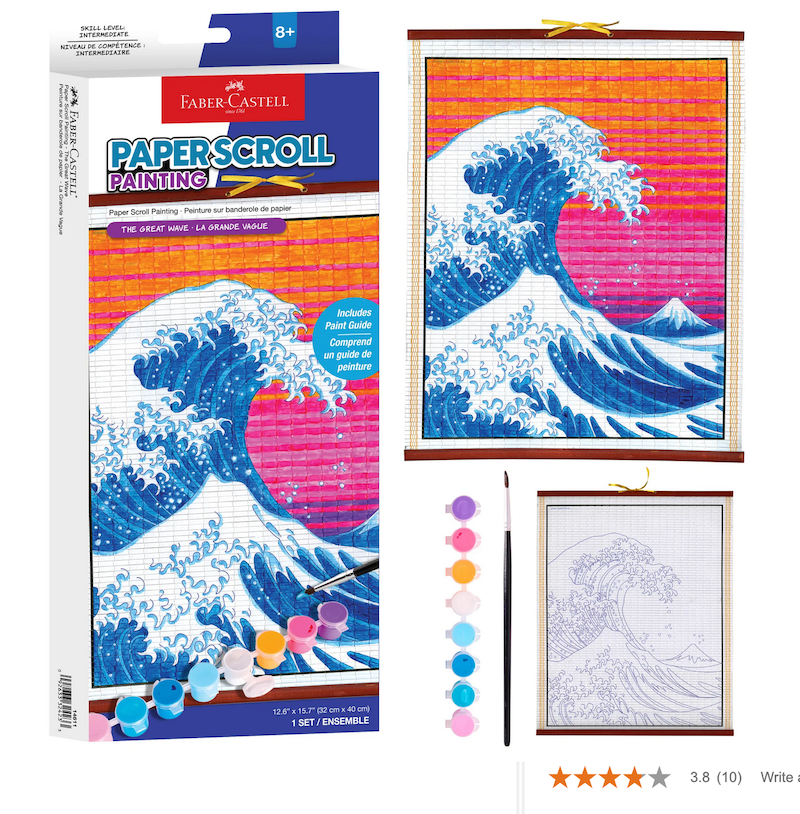 Paper Scroll Painting - The Great Wave