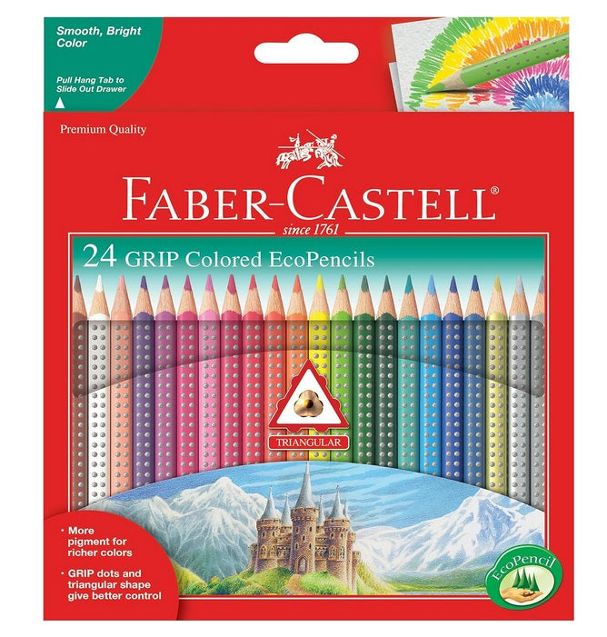 Triangular Colored EcoPencils - 24 Ct