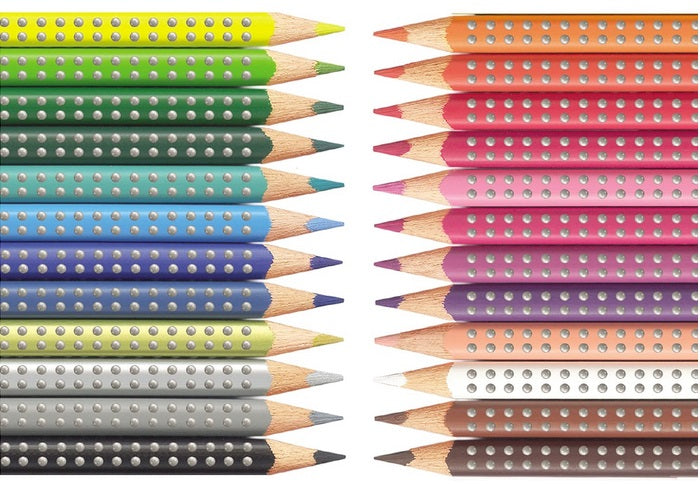 Triangular Colored EcoPencils - 24 Ct