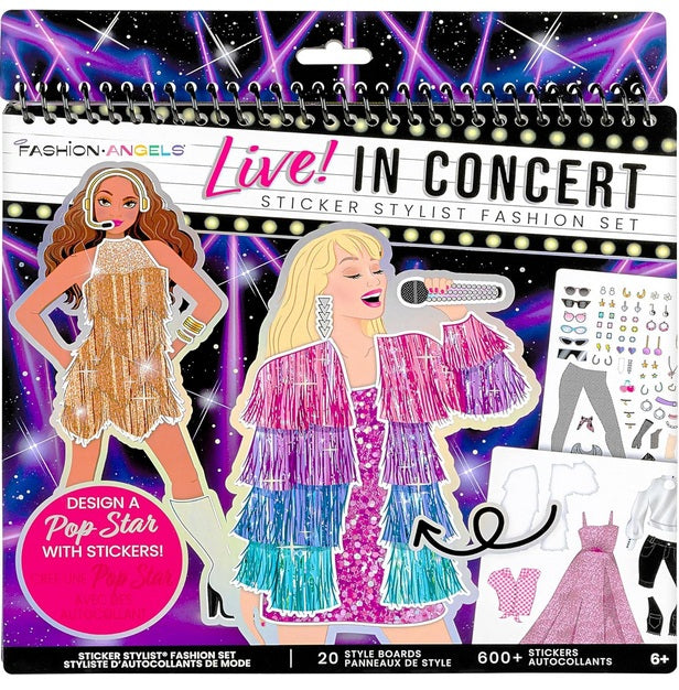 Live! In Concert Sticker Stylist Fashion Set