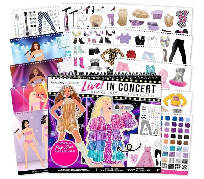 Live! In Concert Sticker Stylist Fashion Set