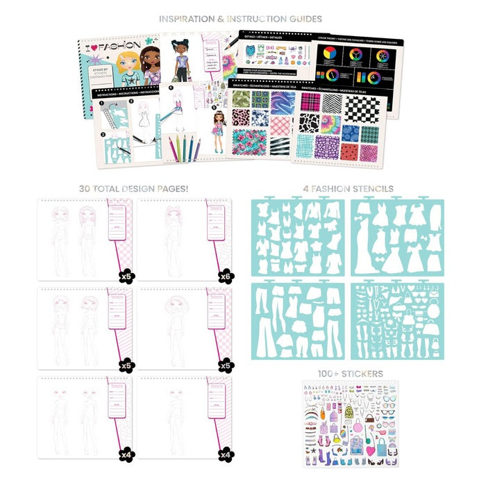 Fashionista Design Sketch Set