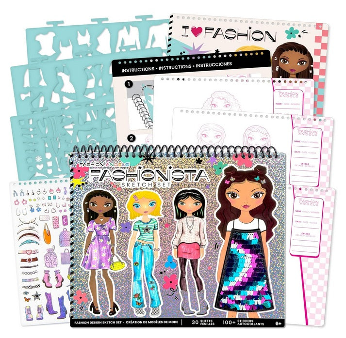Fashionista Design Sketch Set