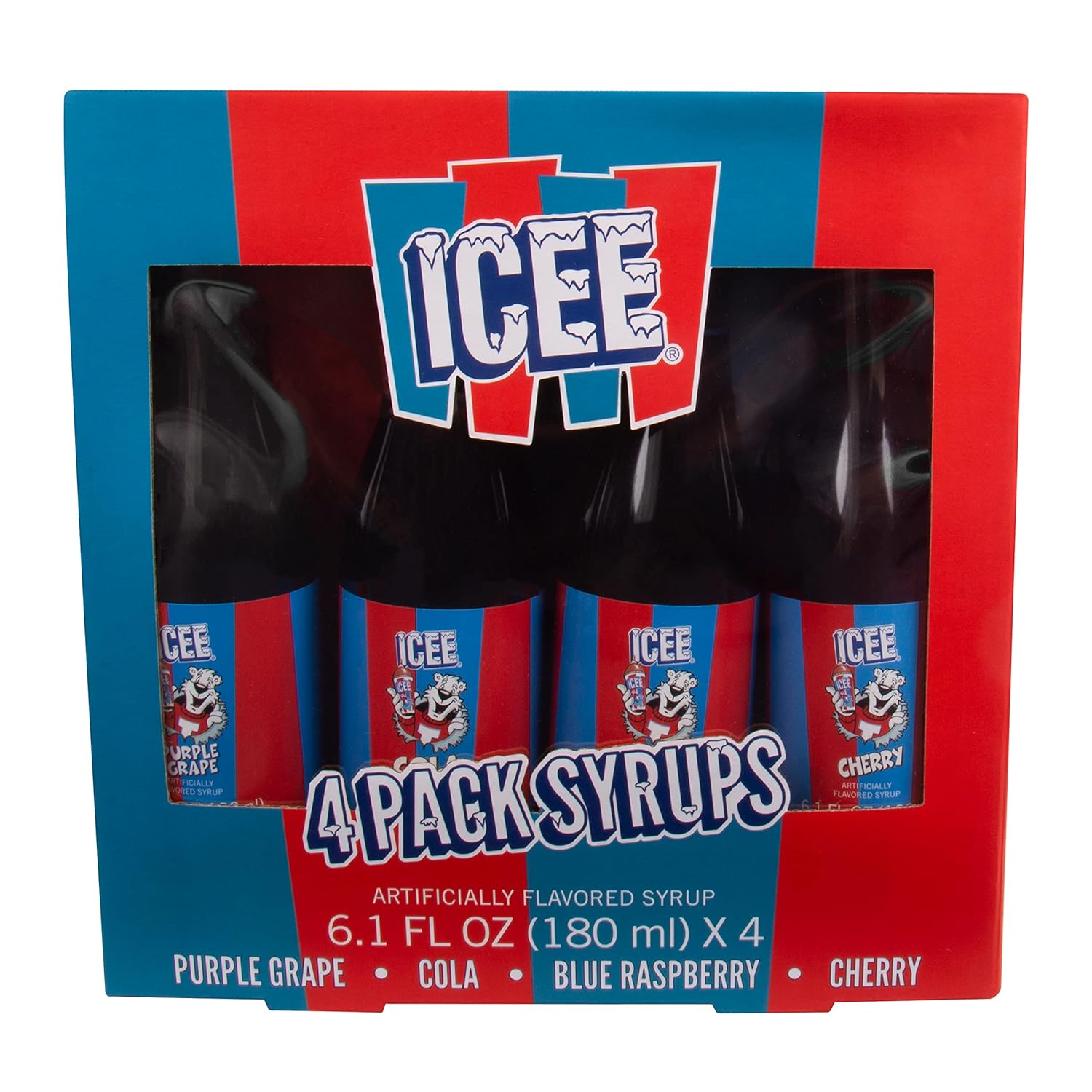 ICEE Syrup 4 Pack