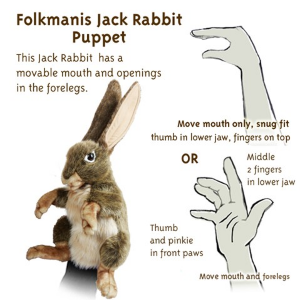 Jack Rabbit Puppet