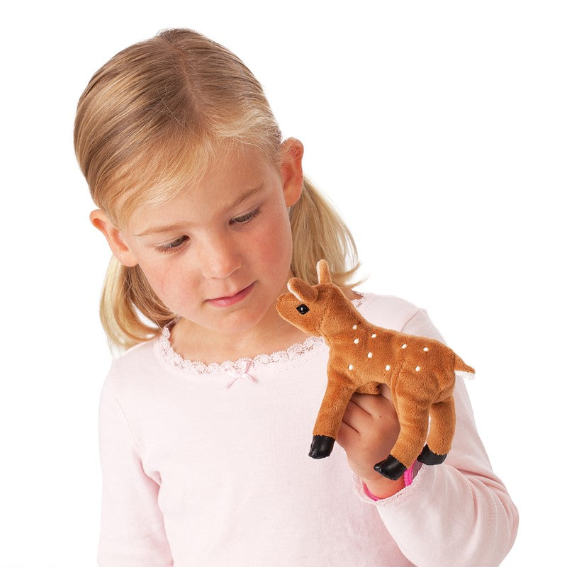 Mini Fawn Finger Puppet