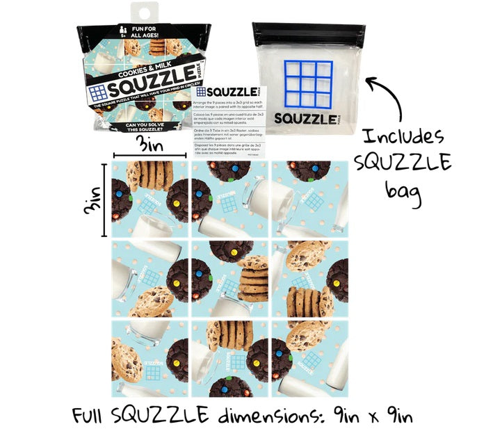 Cookie & Milk Squzzle Puzzle