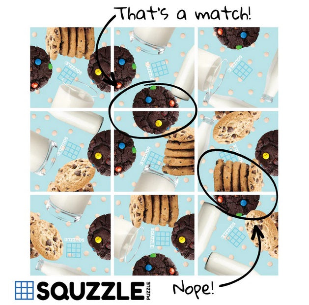 Cookie & Milk Squzzle Puzzle