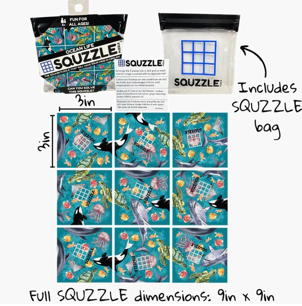 Ocean Life Squzzle Puzzle