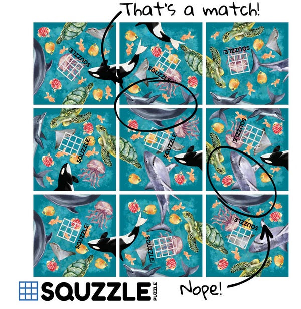 Ocean Life Squzzle Puzzle