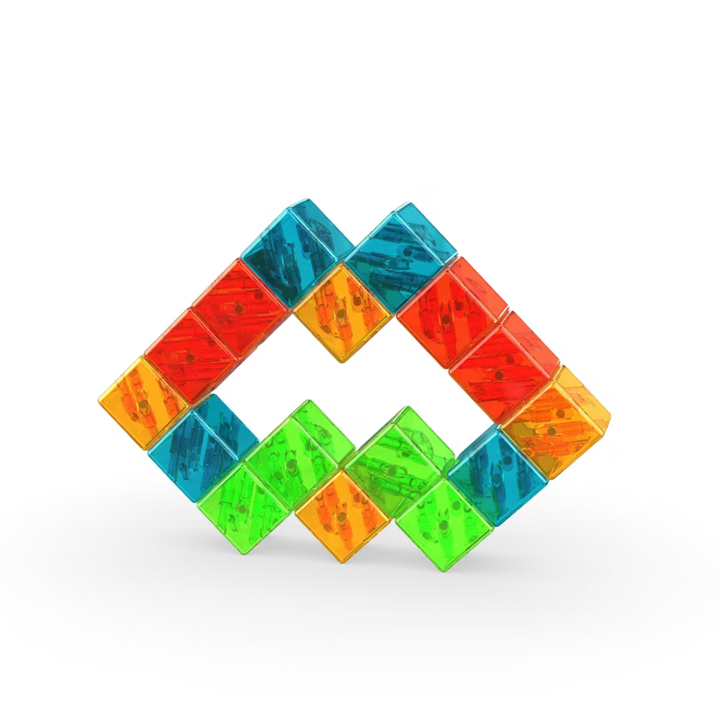 Gems Magnetic Blocks - 16 Pc Set