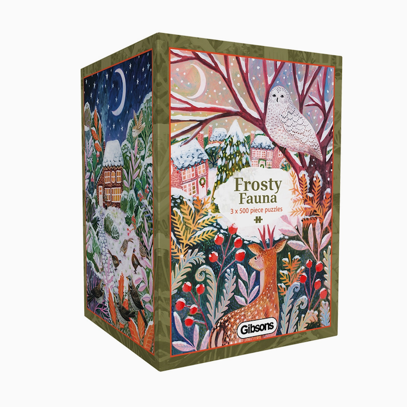 Frosty Fauna 3 x 500 Pc Puzzle Set