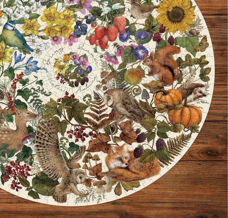 Nature’s Seasons 500 Pc Circular Puzzle