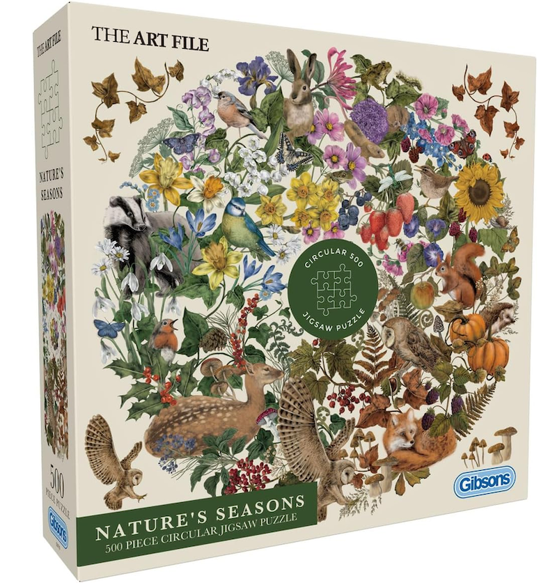 Nature’s Seasons 500 Pc Circular Puzzle
