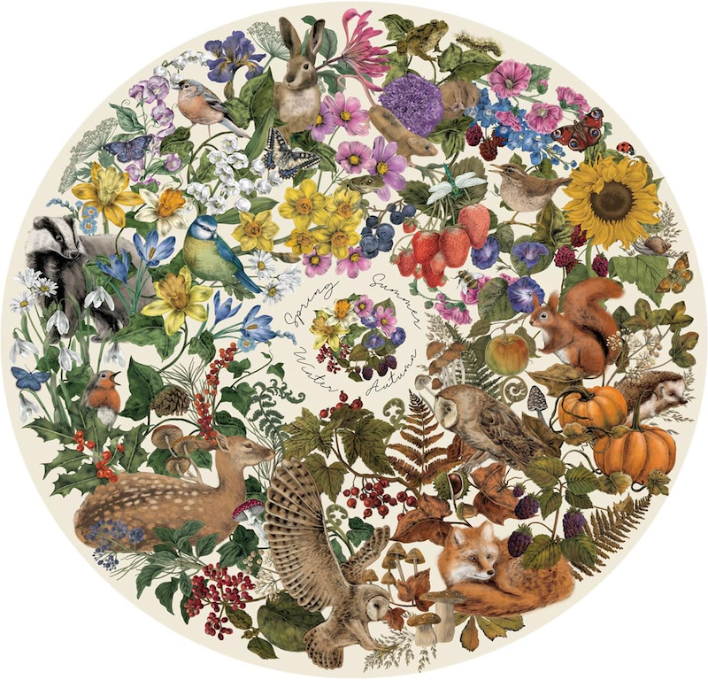 Nature’s Seasons 500 Pc Circular Puzzle