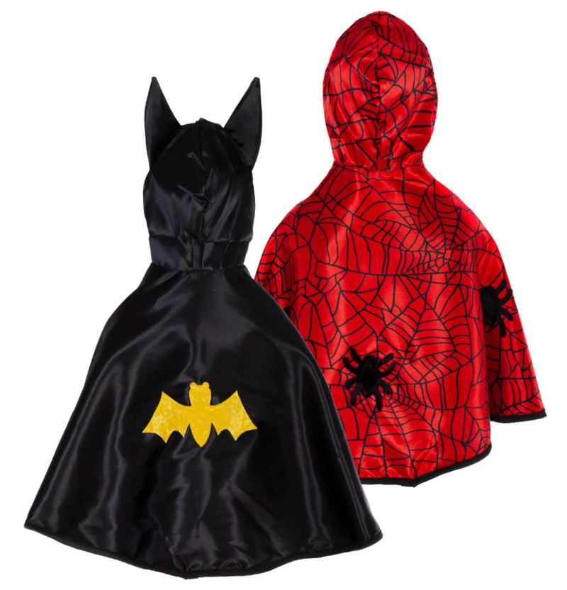 Reversible Spider/Bat Baby Cape, Size 12-24m