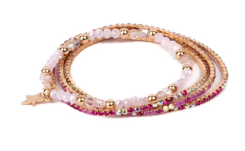 Boutique Glam Girl Bracelet 4Pc Set