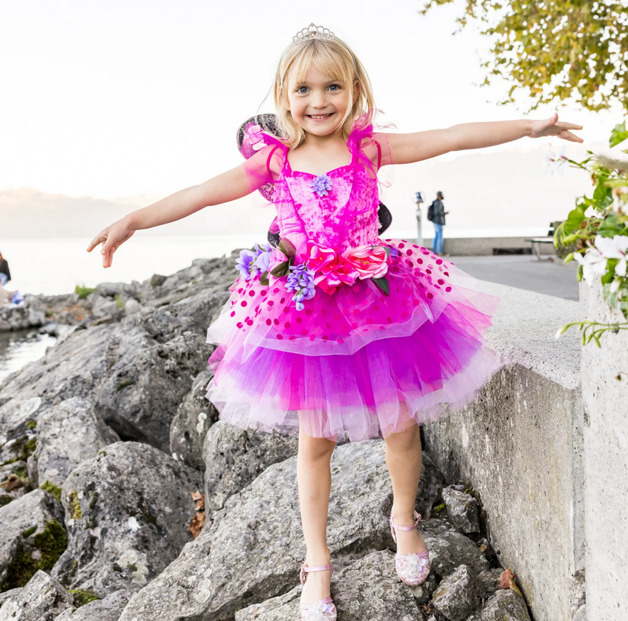 Fairy Blooms Deluxe Dress & Wings, Size 5-6