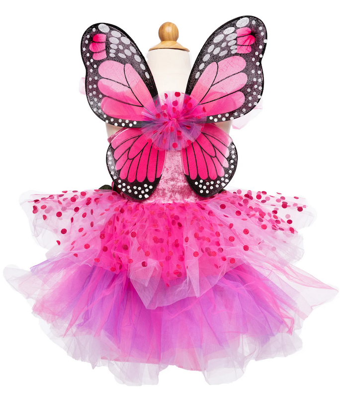 Fairy Blooms Deluxe Dress & Wings, Size 5-6
