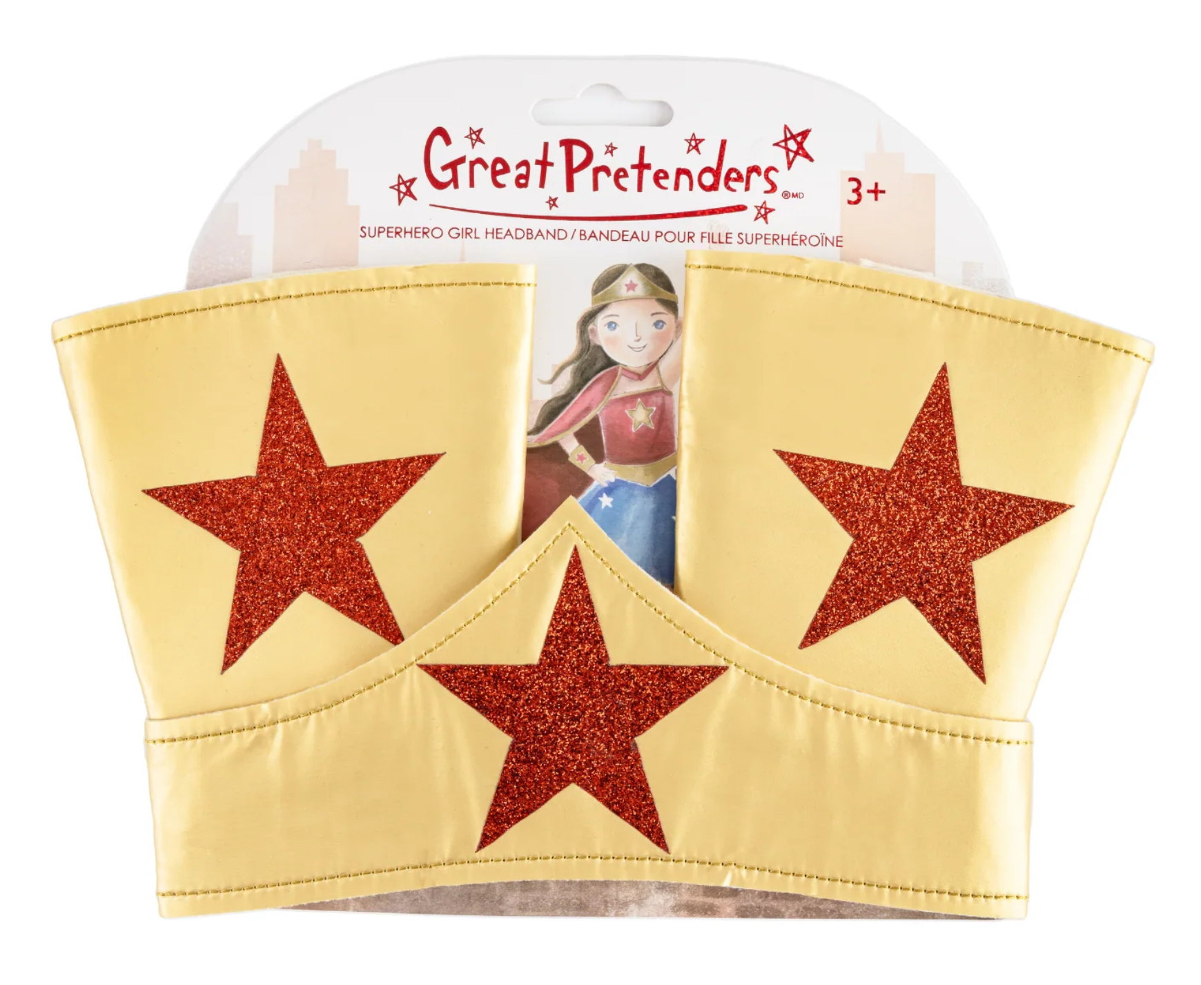 Superhero Girl Headband & Arm Cuffs