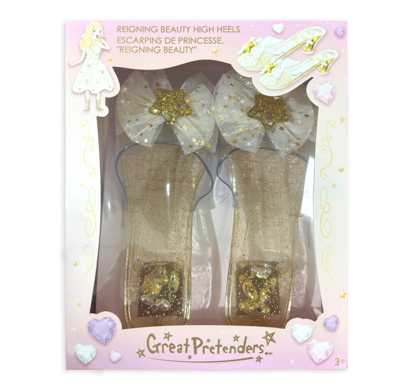 Reigning Beauty High Heels, Gold