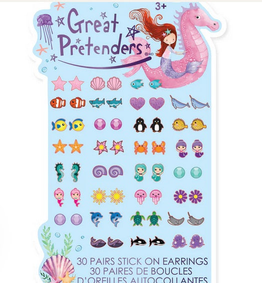Mermaid Sticker Earrings