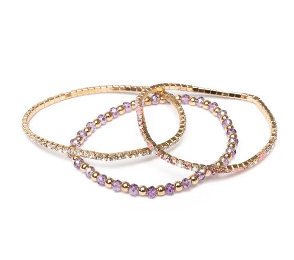 Boutique Enchanted Elegance Bracelets, 3pcs