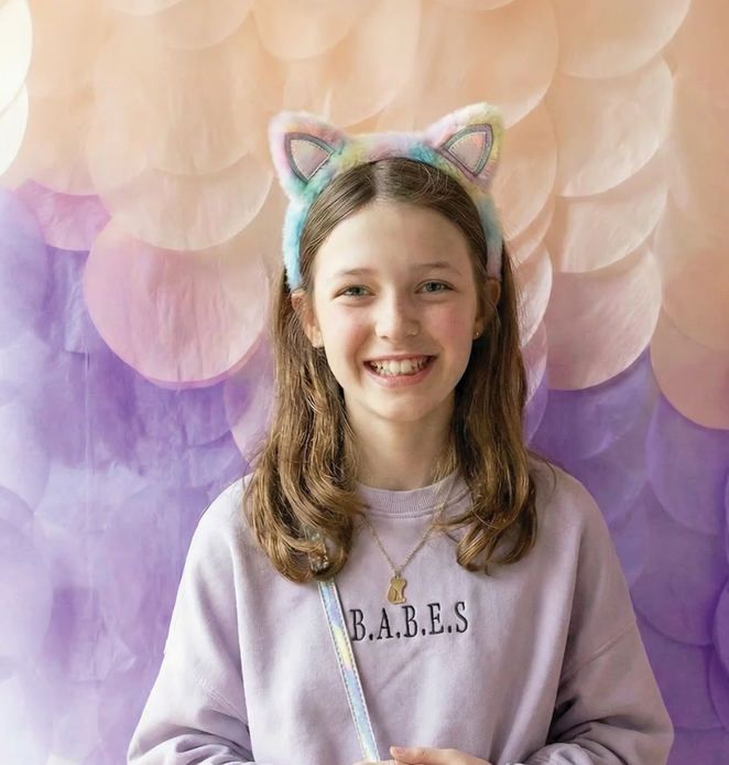 Rainbow Furry Kitty Headband