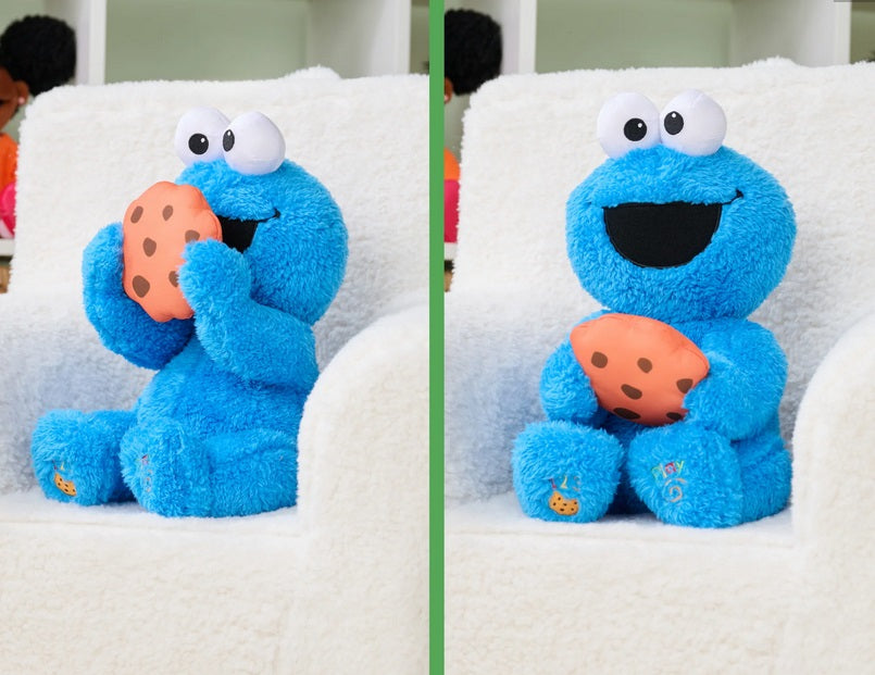 Peek-a-Book Cookie Monster Animated Plush