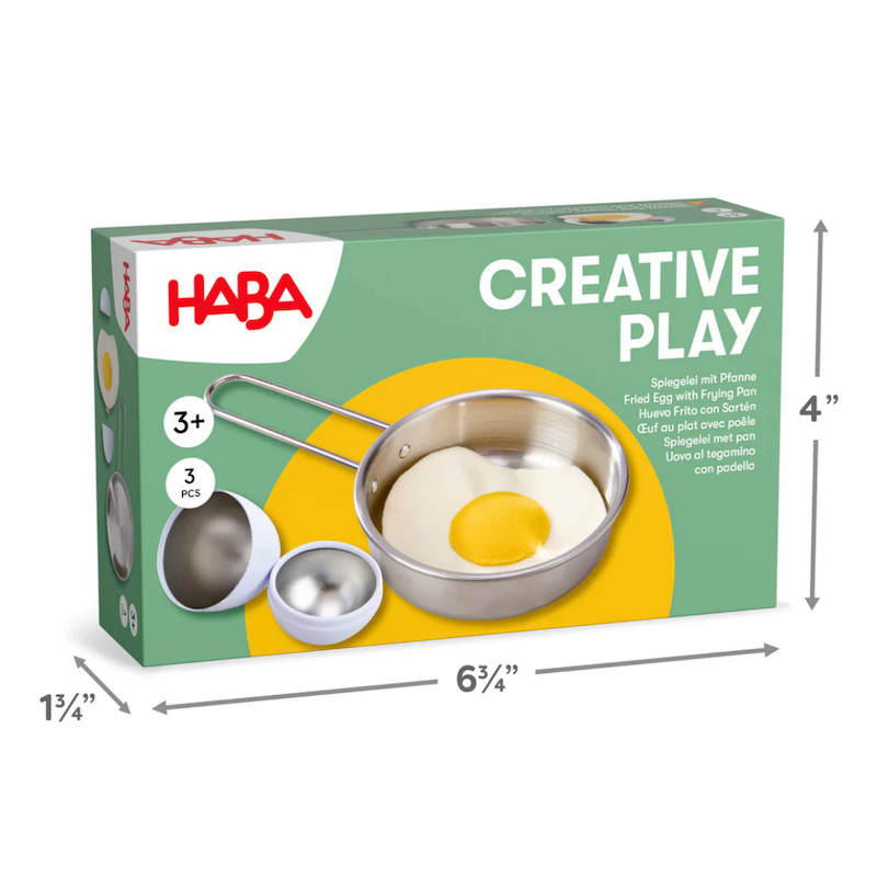 Fried Egg and Pan Play Food Set