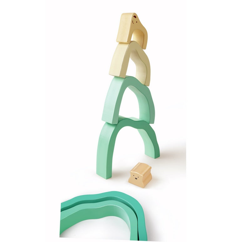 Arctic Polar Bear Stacking Blocks