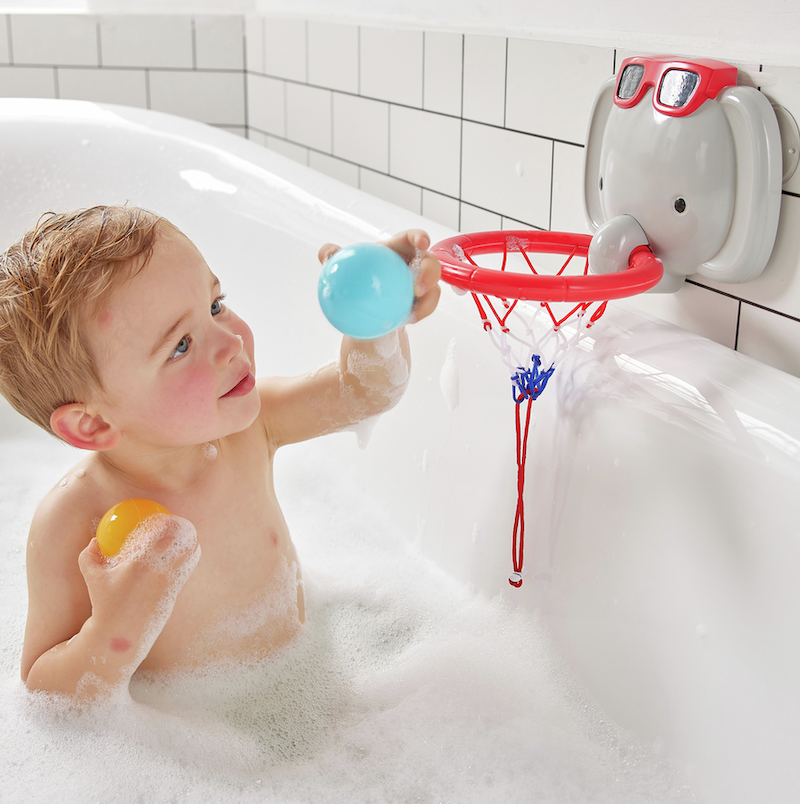 Bath Time Basketball Elephant Pal