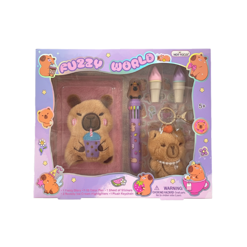 Capybara Fuzzy World Set