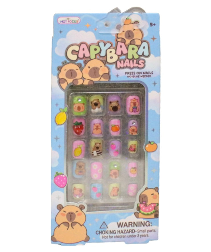 Capybara Press On Nails Kit