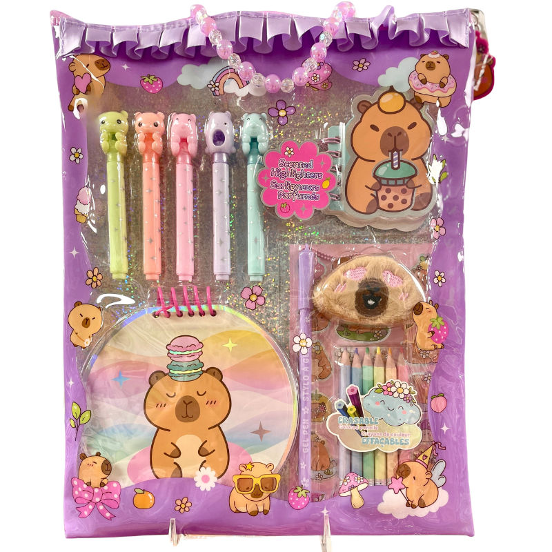 Capybara Starry Charmie Stationery