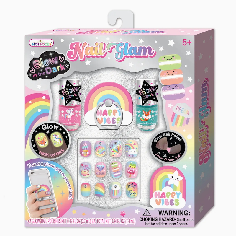 Rainbow Nail Glam Kit