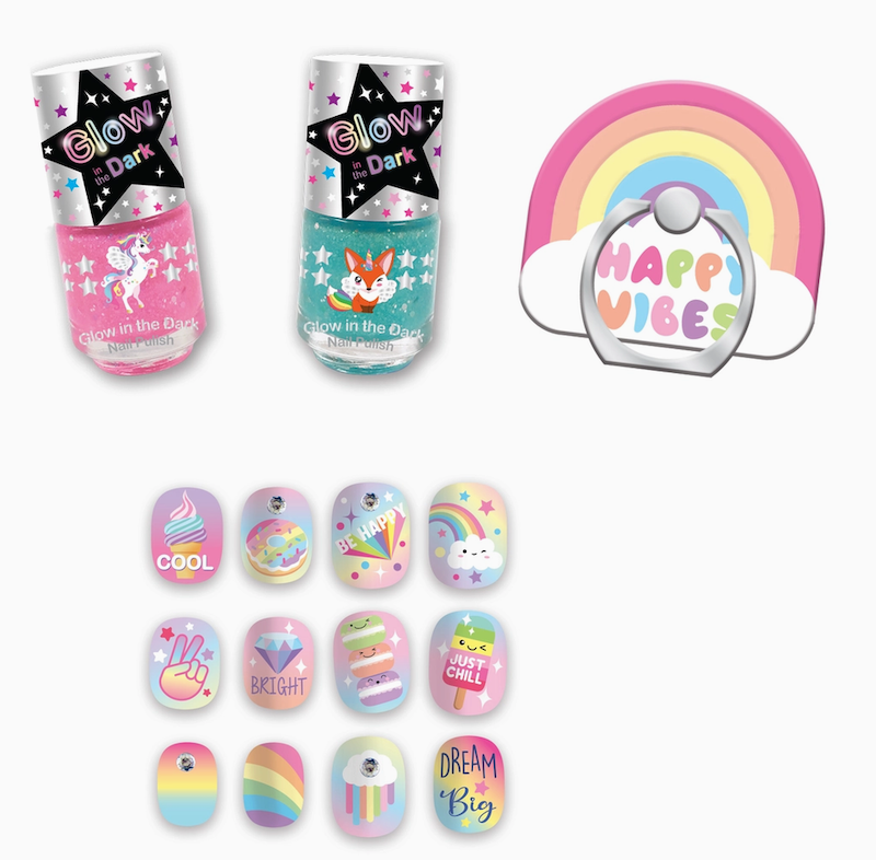 Rainbow Nail Glam Kit