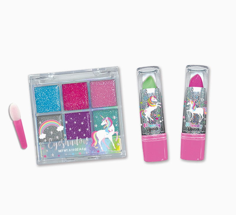 Unicorn Sparkling Eyeshadow & Moody Lipsticks Set