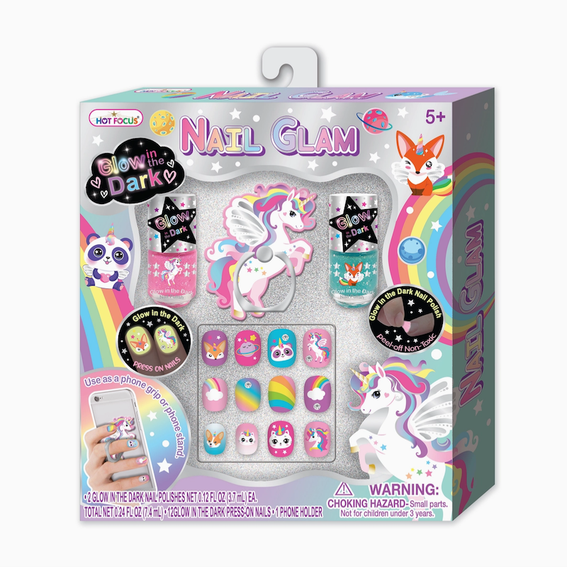 Glow in the Dark Nail Glam Kit