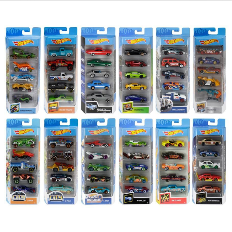 Hot Wheels 5 Pack Set