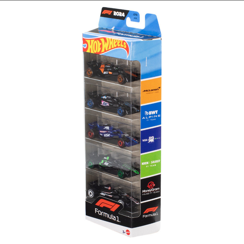 Hot Wheels Formula 1 Race Team 5 Pack