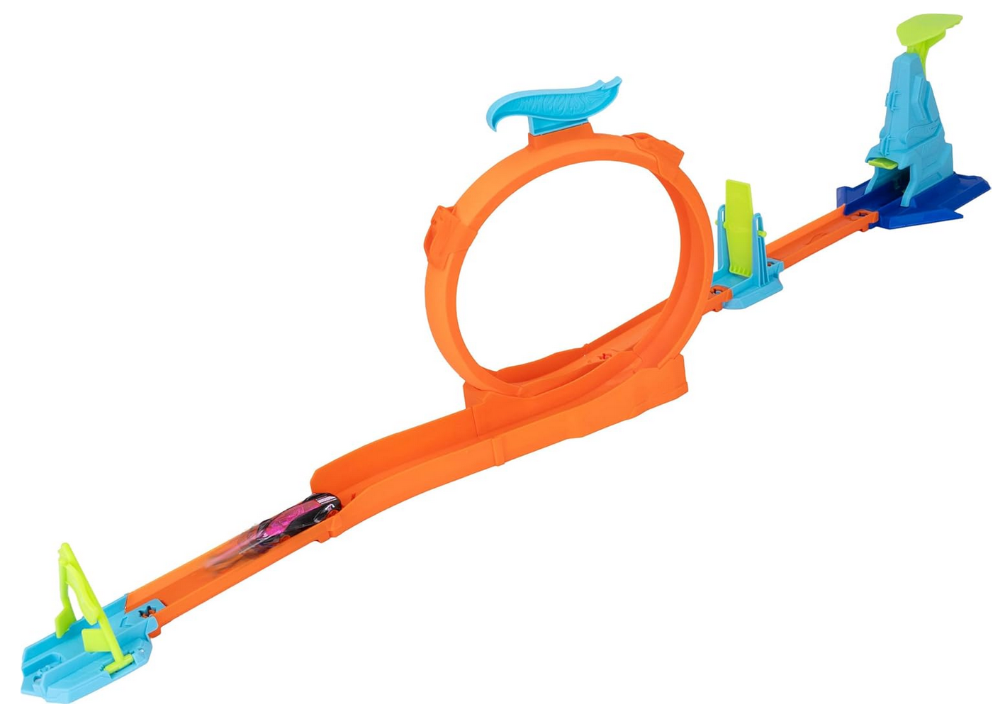 Hot Wheels Stunt Tracks Loop Flag Finish