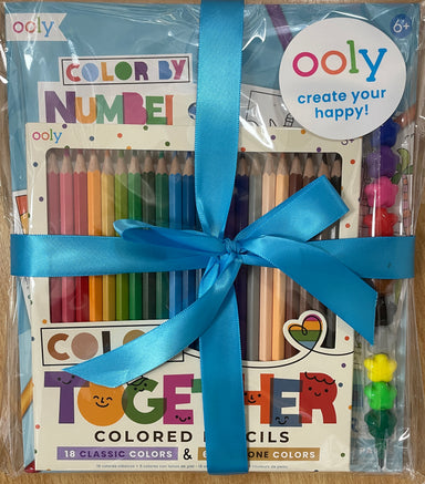 Recycled Rainbow Pencil + Eraser Set - Unique Gifts - Snifty